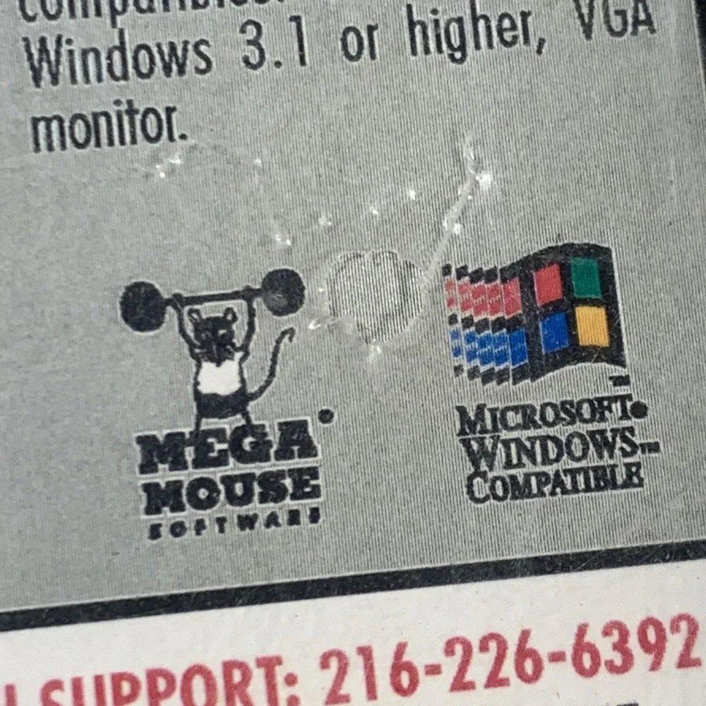 Hexis Computer Game, Mega Mouse Software, Floppy Disc, IBM &‎ Windows, Vintage